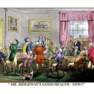 Drink to Mr. Ridgeway's Good Health by Henry Thomas Alken - Art Print