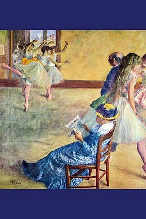 During the dance lessons - Madame Cardinal by Edward Degas - Art Print