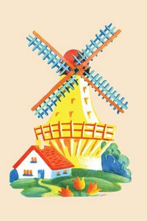 Dutch Windmill - Art Print