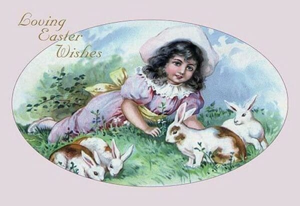 Easter Girl - Art Print