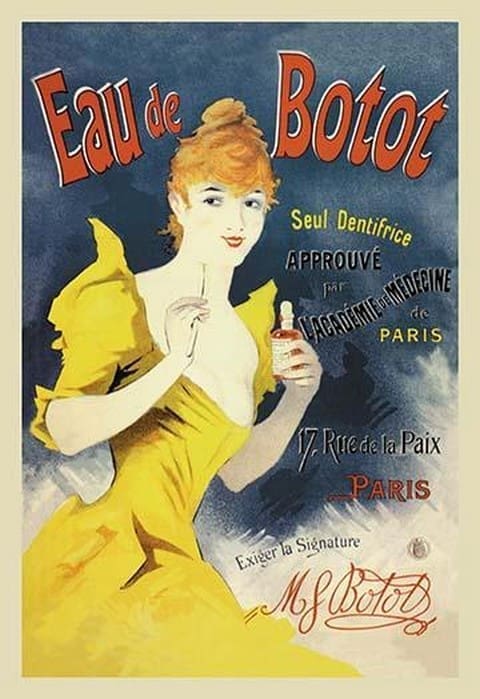 Eau de Botot by Jules Cheret - Art Print