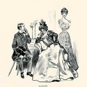 Economy by Charles Dana Gibson - Art Print