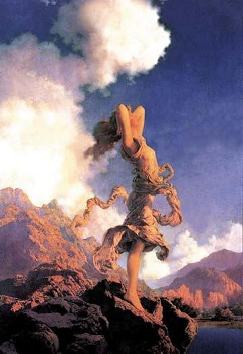 Ecstasy by Maxfield Parrish - Art Print