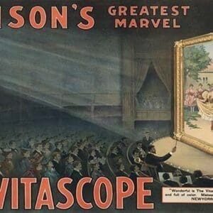 Edison's greatest marvel--The Vitascope by Raff & Gammon - Art Print