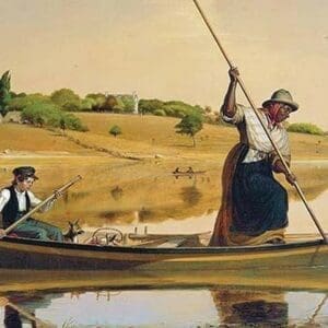 Eel Spearing at Setauket by William Sydney Mount - Art Print