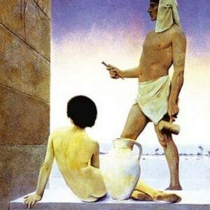 Egypt by Maxfield Parrish - Art Print