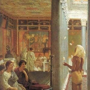 Egyptian Juggler by Sir Lawrence Alma-Tadema - Art Print