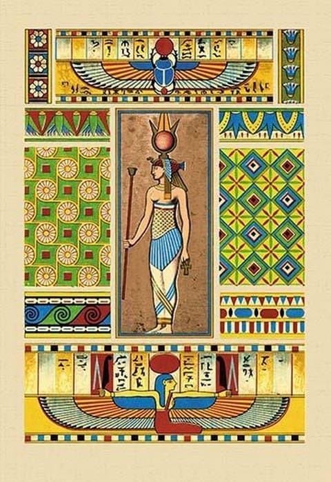 Egyptian Ornamental Patterns by John Gardner Wilkinson - Art Print