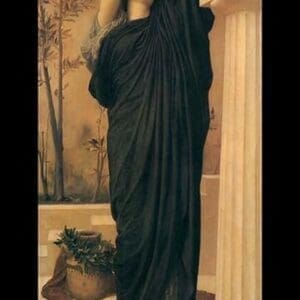 Electra at the Tomb of Agamemnon by Frederick Leighton - Art Print