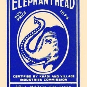 Elephant Head - Art Print