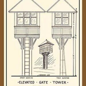 Elevated Grate Tower - Art Print