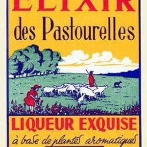 Elixir des Pastourelles - Liqueur Exquise - Art Print