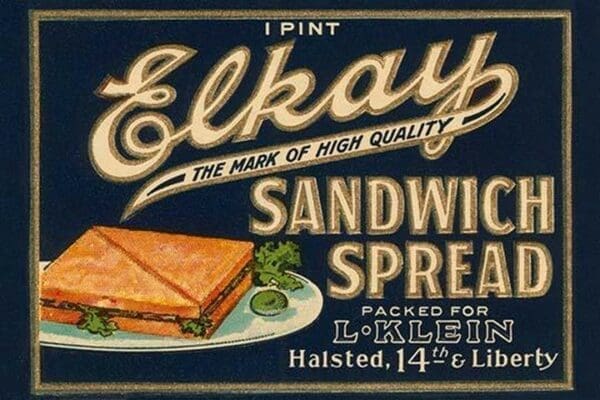 Elkay Sandwich Spread - Art Print