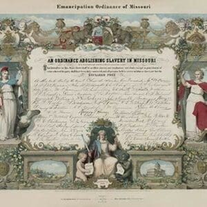 Emancipation Ordinance of Missouri. An ordinance abolishing slavery in Missouri - Art Print