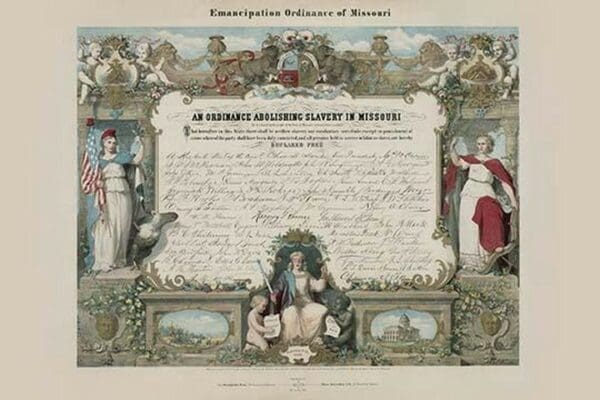 Emancipation Ordinance of Missouri. An ordinance abolishing slavery in Missouri - Art Print