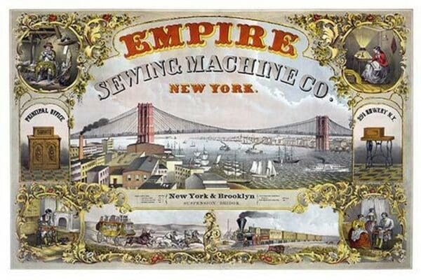 Empire Sewing Machine Company by Henry Seibert & Bros. - Art Print