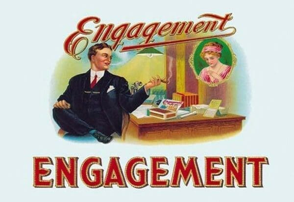 Engagement Cigars - Art Print