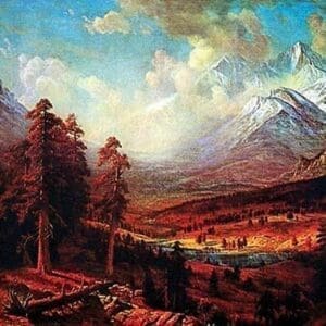 Estes Park by Albert Bierstadt - Art Print