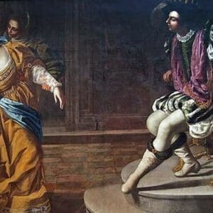 Esther Before Ahasuerus by Artemisia Gentileschi - Art Print