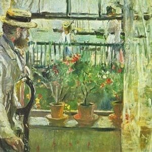 Eugene Manet on the Isle of Wight by Berthe Morisot - Art Print