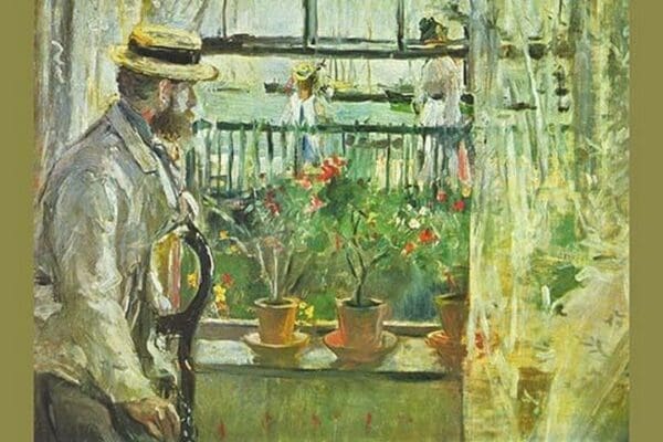 Eugene Manet on the Isle of Wight by Berthe Morisot - Art Print