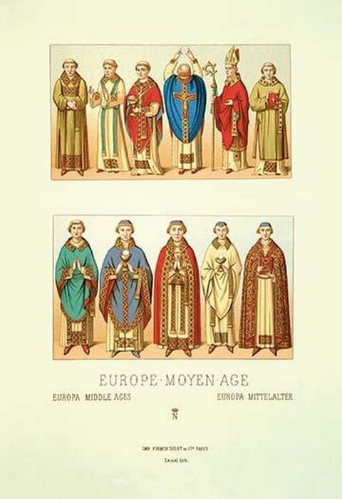 Europe-Moyen-Age - Art Print