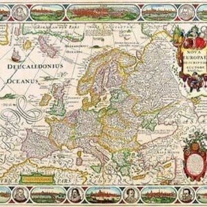 Europe by Nicolas Visscher - Art Print