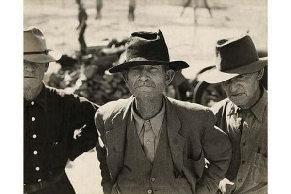 Ex-tenant farmer on relief grant by Dorothea Lange - Art Print