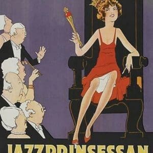 Exalted Flapper 'Jazzprinsessan' - Art Print