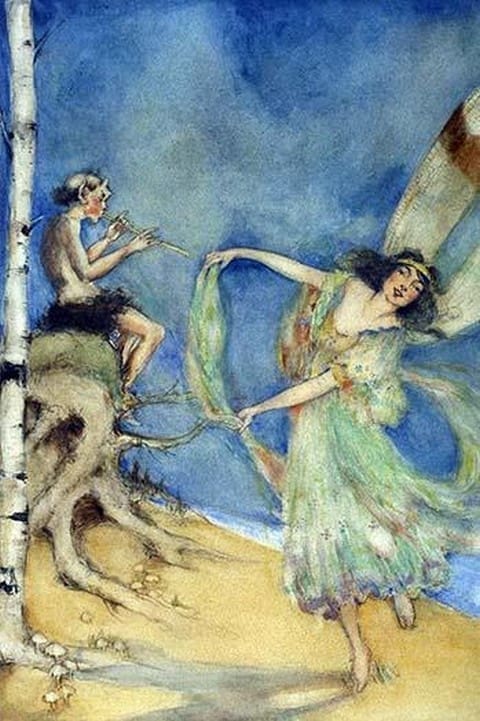 Fairy Dancing by Frances Comstock - Art Print