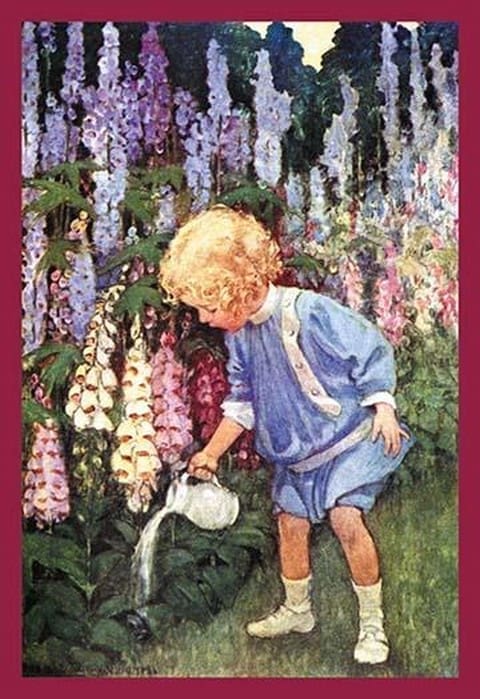 Fairy Gardens by Jessie Willcox Smith - Art Print