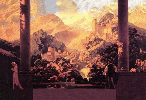 Fairy Tale Romance by Maxfield Parrish - Art Print