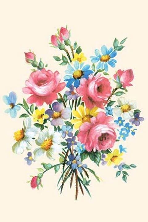 Fancy Flower Arrangement #3 - Art Print