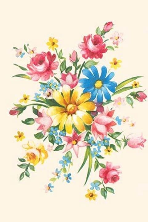 Fancy Flower Arrangement #4 - Art Print