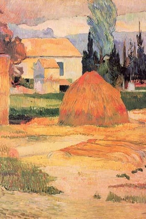 Farmhouses in Arles by Paul Gauguin - Art Print