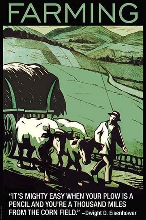 Farming by Wilbur Pierce - Art Print