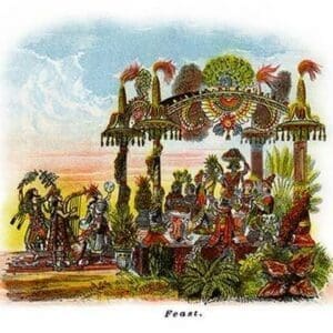 Feast - Mardi Gras Parade Float Design - Art Print