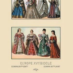 Feminine Dress of the French and Italian Aristocracy