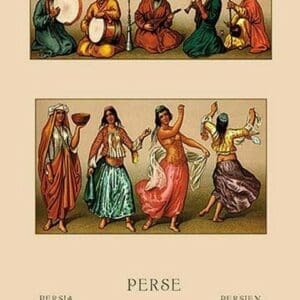 Festive Dress of Persia by Auguste Racinet - Art Print