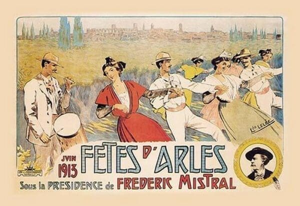 Fetes d'Arles - Art Print