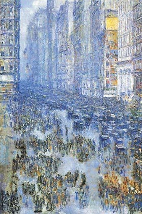 Fifth Avenue by Frederick Childe Hassam - Art Print