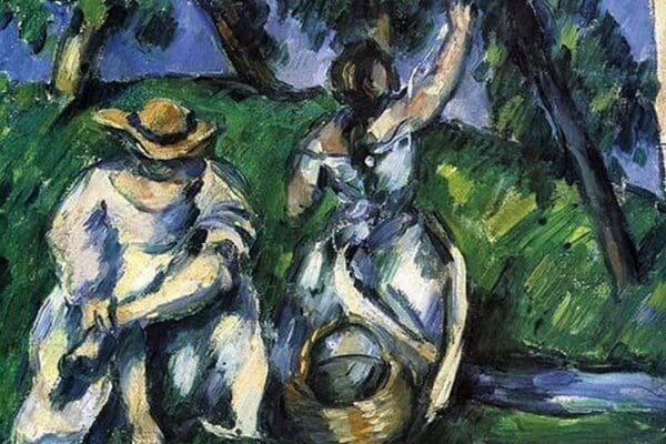 Figures by Paul Cezanne - Art Print