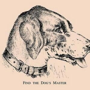 Find the Dog's Master by American Puzzle Co. - Art Print