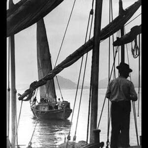 Fishing Boats in Rio de Janiero by E.M. Newman - Art Print