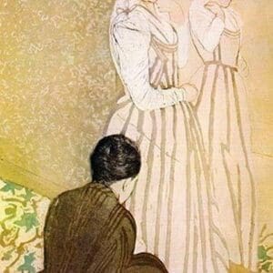 Fitting by Mary Cassatt - Art Print