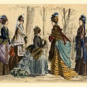 Five Ladies in the Park - Art Print