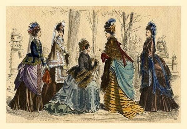 Five Ladies in the Park - Art Print