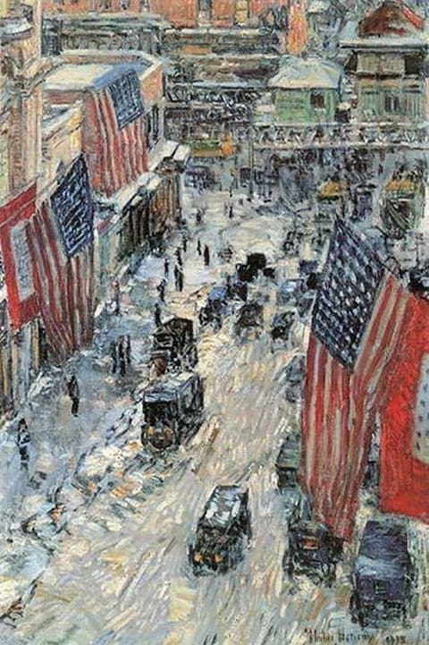 Flags on Fifth Avenue