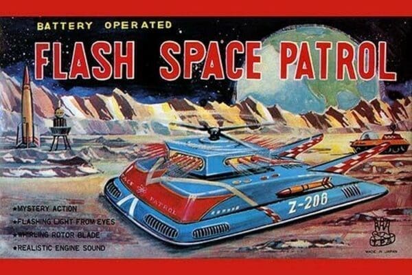 Flash Space Patrol - Art Print