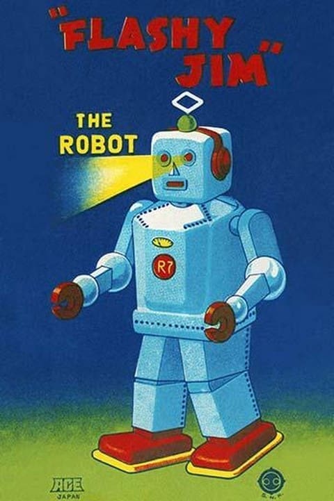 Flashy Jim - The Robot - Art Print